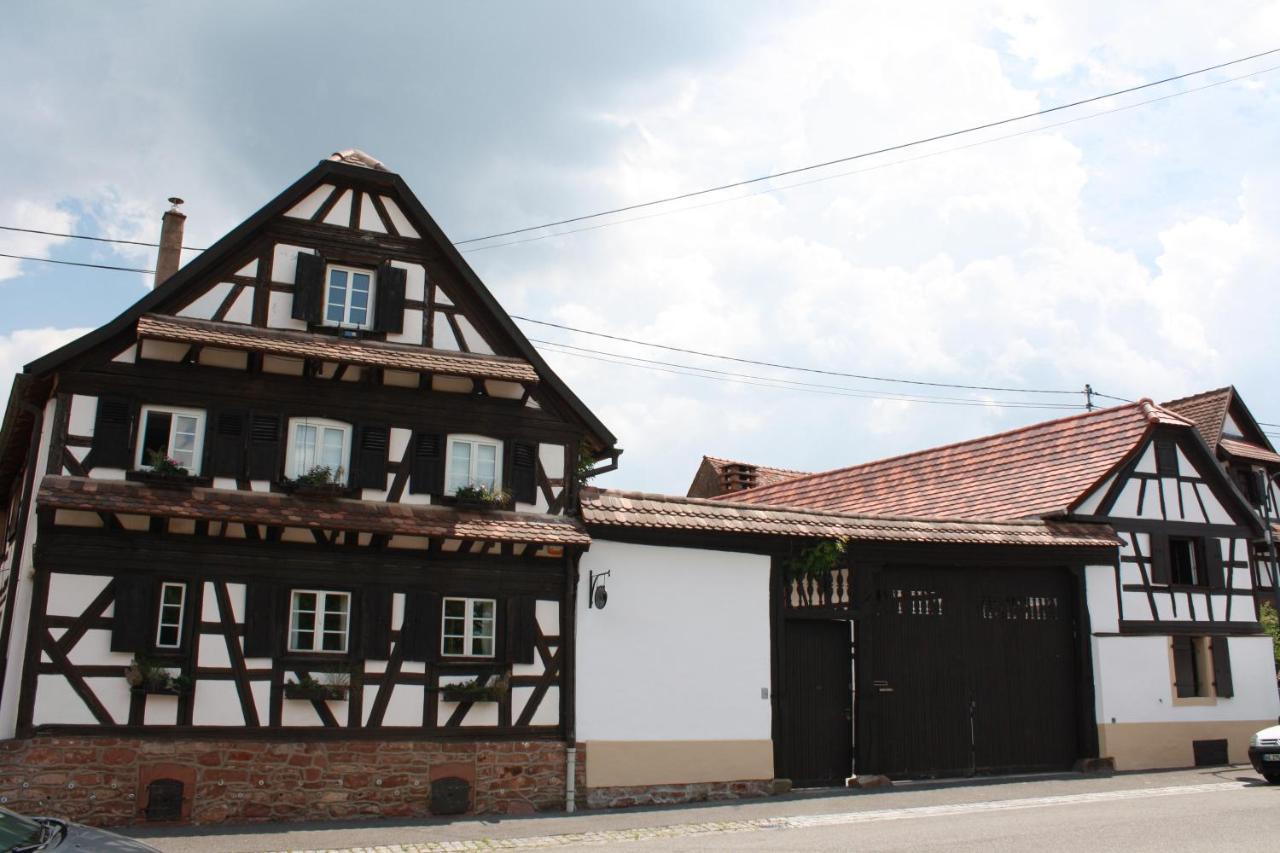לינה וארוחת בוקר Ittenheim La Grange Aux Coqs מראה חיצוני תמונה