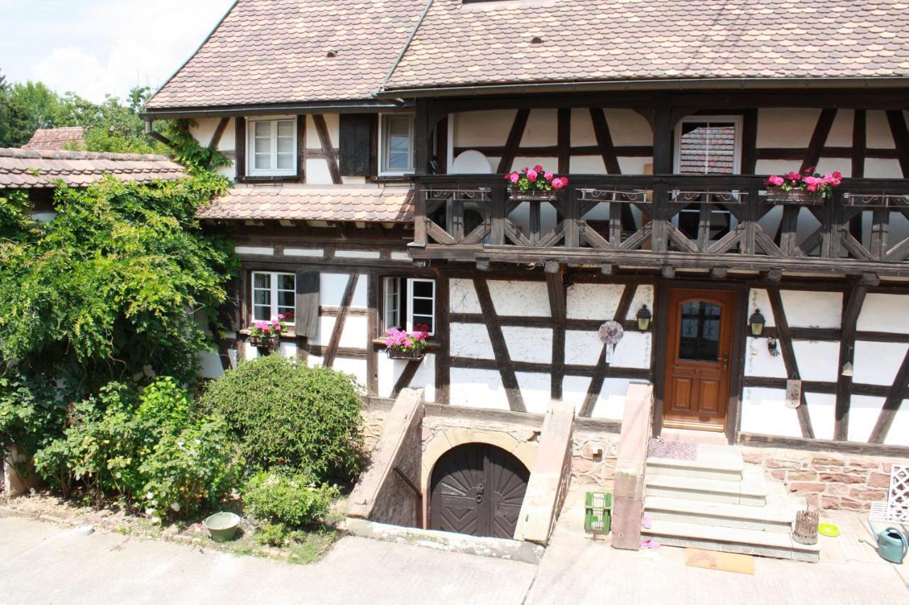 לינה וארוחת בוקר Ittenheim La Grange Aux Coqs מראה חיצוני תמונה